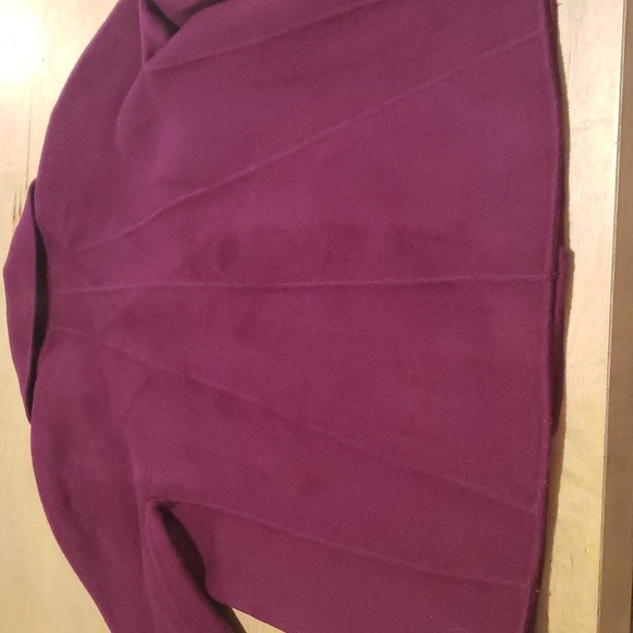 TALBOTS WOOL BLEND CROPPED DOUBLE BREASTED JACKET SZ 4 - Picture 9 of 14